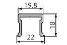 OPK E-SPACE W MINIMAL ACCIONAMIENTO ELECTRICO PARA PUERTAS CORREDERAS MADERA PLATA ALUMINIO 1,25MTS GUIA BAJA 2,5MTS ALUMINIO GUIA BAJA PLATA 