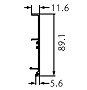 OPK E-SPACE W MINIMAL ACCIONAMIENTO ELECTRICO PARA PUERTAS CORREDERAS MADERA PLATA ALUMINIO 2.7MTS TAPA DECORATIVA GUIA PARED 25F 