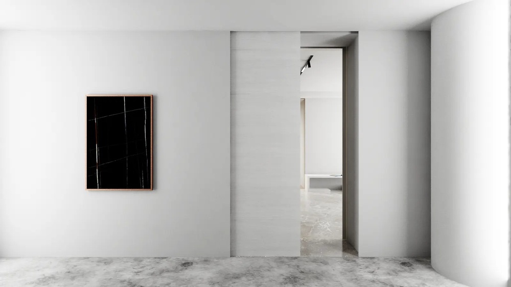 OPK E-SPACE W MINIMAL POCKET ENTREMUROS ACCIONAMIENTO ELECTRICO PARA PUERTAS CORREDERAS MADERA 
