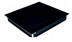 PASACABLES BLACK IN BLACK ALUMINIO SOFT CLOSE 