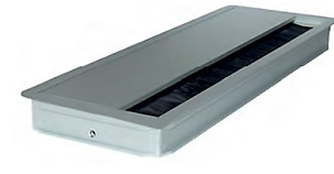 PASACABLES EXIT FLUSH ALUMINIO SOFT CLOSE 