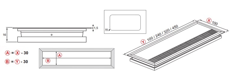 PASACABLES EXIT G-11 S EKO ALUMINIO 