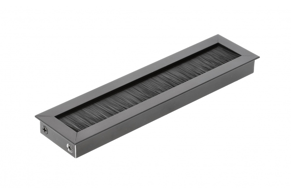 PASACABLES MERIDA HAIR ALUMINIO NEGRO 20 mm 170X41MM 45X180MM 