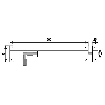 PASADOR ALUMINIO D12 PS05 ORO 17 225 40 ALUMINIO 1 BLANCO 17 225 40 ALUMINIO 1 NEGRO 17 225 40 ALUMINIO 1 PLATA 17 225 40 ALUMINIO 1 