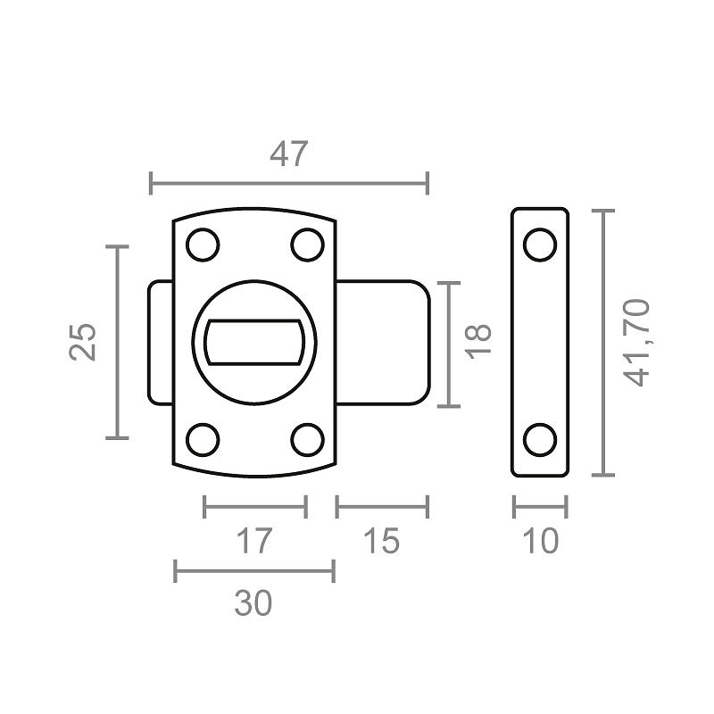 PASADOR RULETA PS04 40mm 
