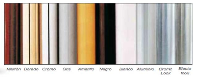 COLORES Y TERMINACIONES 