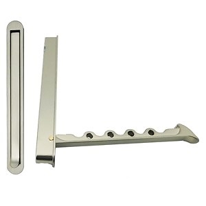 PERCHA EMBUTIR PER10 140x16x13,5mm NIQUEL SATINADO 