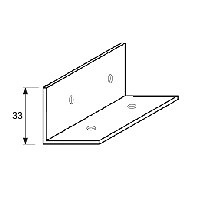 PERFIL L EXTERIOR CB14 33x1800mm INOX 