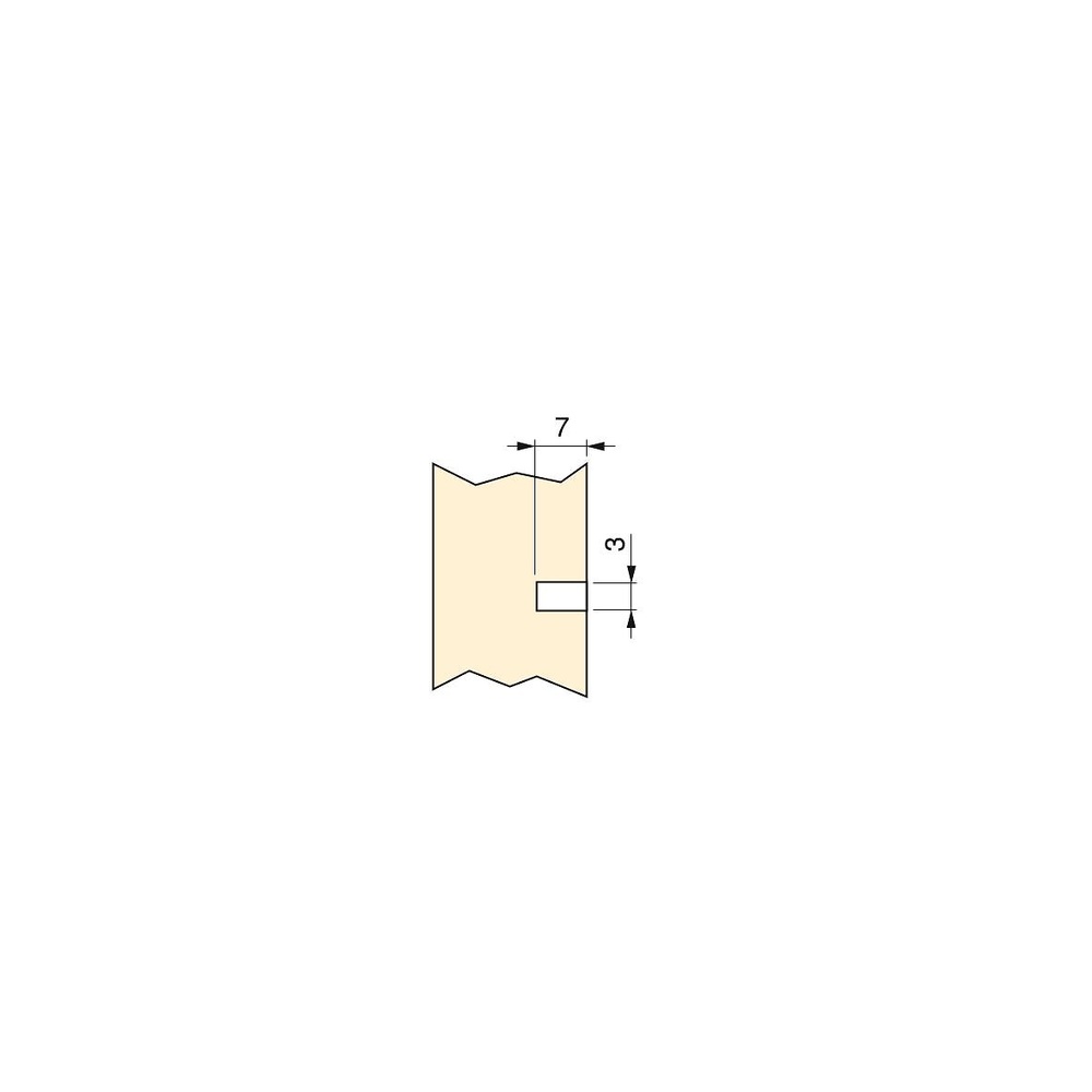PERFIL PROTECTOR WIND 2,35 MTS ALUMINIO NATURAL 