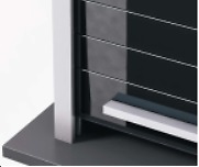 PERSIANA ALUMINIO KNOKE LAMA DE 40 MM NEGRO MATE 
