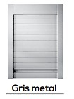 PERSIANA PVC BASICA COSTADO MUEBLE 16 MM GRIS METALIZADO 1300 600 16mm RULOX 