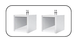 PERSIANA PVC EASYKIT ROLLBOX COSTADO MUEBLE 16 Y 19 MM 