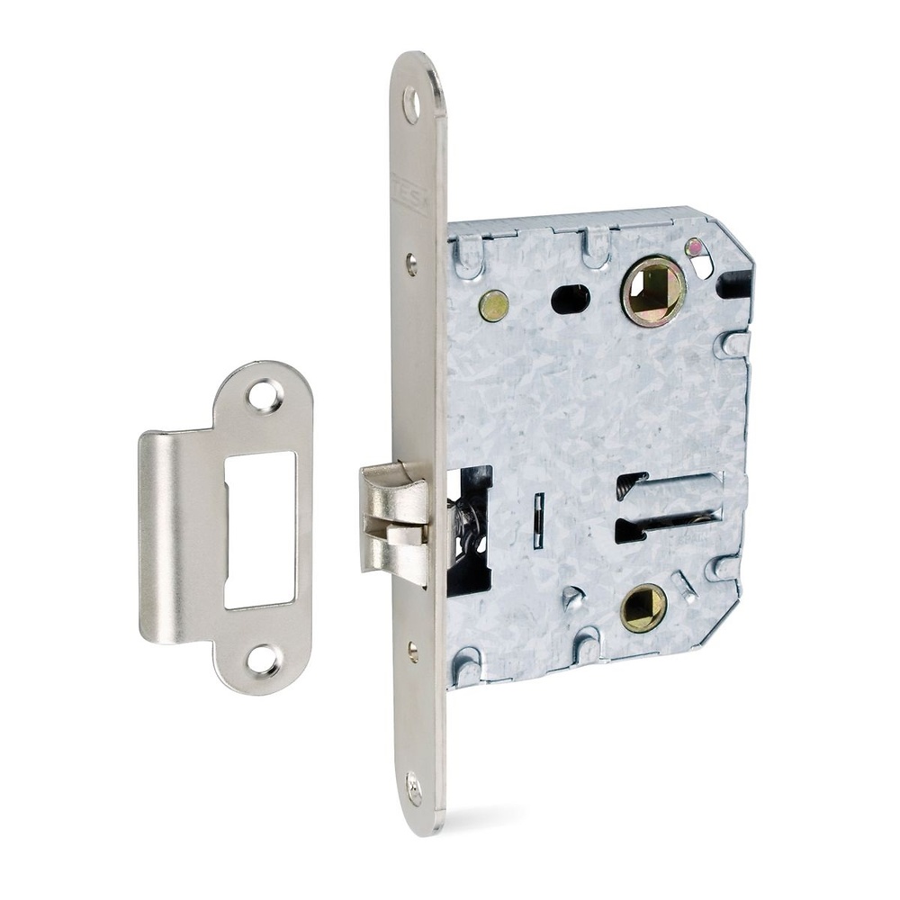 PICAPORTES DE CAJA TESA 134U-5O REVERSIBLE SILENCIOSO CON BLOQUEO EN GOLPE PARA MULETILLA A 70 MM 