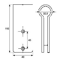 PINZA UNION TUBO PANEL CB07 INOX 