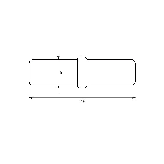 PORTAESTANTE ARANDELA PE03 5x16mm 