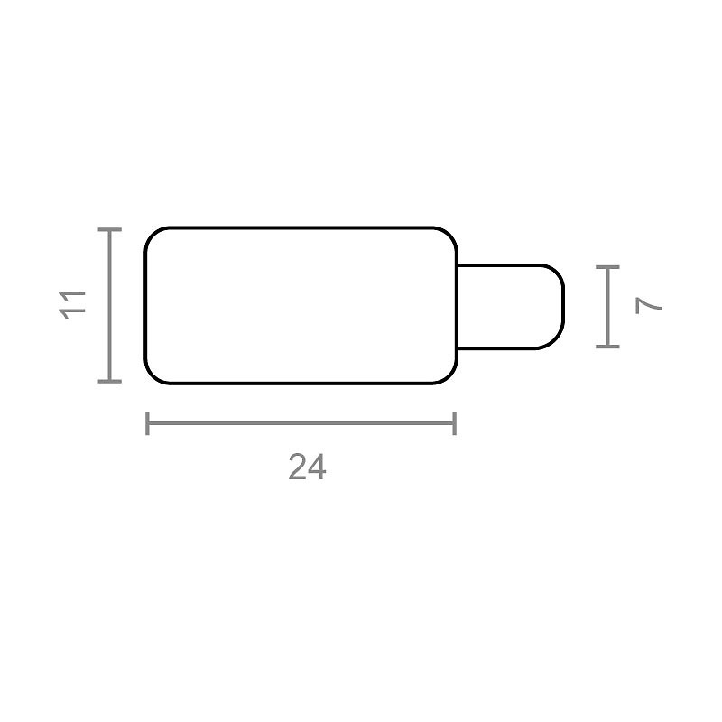 PORTAESTANTE Y CASQUILLO ESTAMPADO PE12 7mm LATONADO LATONADO 7 11 24 ACERO 500 unidades 