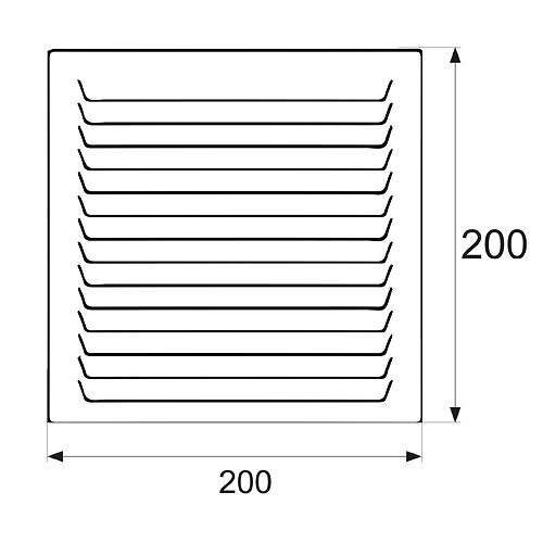 REJILLA MOSQUITERA RJV04 ALUMINIO BLANCO 45 200 0,6 MM 200 ALUMINIO 5 