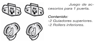 SERIE ROLL 22 DE KLEIN PARA 22 KG. GRIS JUEGO ACCESORIOS 3000 MM 22 kg 