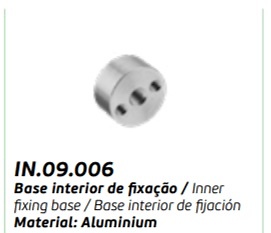 SISTEMA MODULAR TUBO Y ACCESORIOS CONNECT SYSTEMS PLUMBING ACERO INOX ALUMINIO BASE INTERIOR FIJACION ALUMINIO D:30MM 