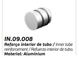 SISTEMA MODULAR TUBO Y ACCESORIOS CONNECT SYSTEMS PLUMBING ACERO INOX ALUMINIO REFUERZO INTERIOR TUBO ALUMINIO D:30MM 