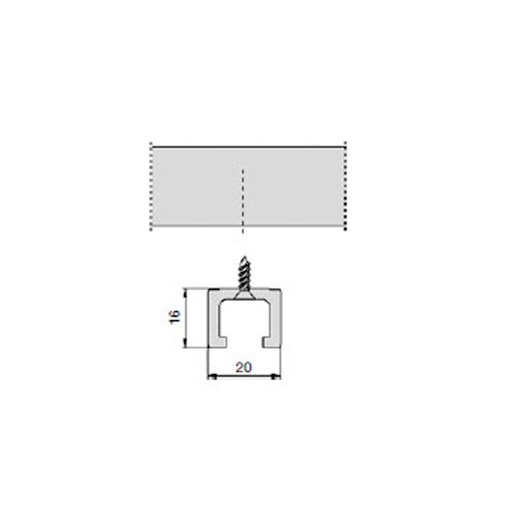 SISTEMA PARA PUERTAS CORREDERAS LIBRO PLEGABLES DE MADERA GRIS GUIA PLASTICO 1180 MM 