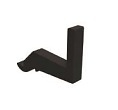 SISTEMA TRIGA SLIM ESTANTE COLGANTE PARED NEGRO MATE NEGRO MATE SET 3 GANCHOS 39 mm 10 58 MM 
