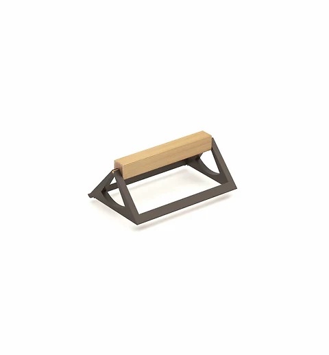 SISTEMA TRIGA SLIM ESTANTE COLGANTE PARED NEGRO MATE NEGRO MATE/ROBLE PORTARROLLOS 180 MM 280 MM 99 MM 