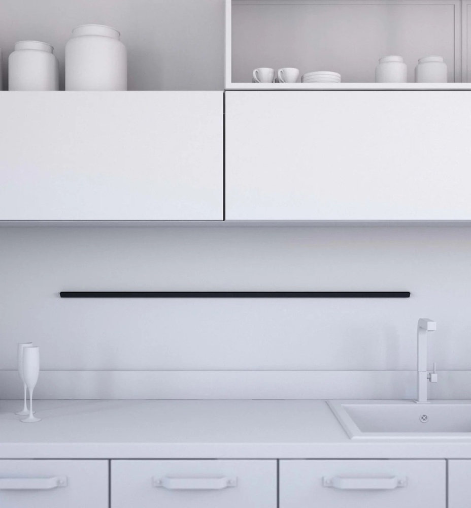 SISTEMA TRIGA SLIM ESTANTE COLGANTE PARED NEGRO MATE 