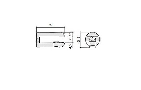 SOPORTE BALDA CRISTAL COOPER 