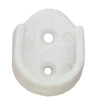 SOPORTE LATERAL OVAL STA15 17mm BLANCO 13 24 32 POLIETILENO 100 1 13 24 32 BLANCO POLIETILENO 