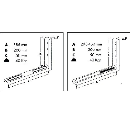 SOPORTE MICROONDAS MCR02 40kgs 