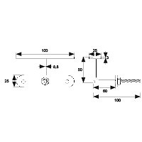 SOPORTE PASAMANOS DOWELL PMN4 BICROMATADO 