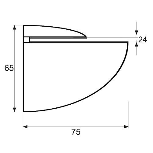SOPORTE PELICANO SP04 75x65mm 
