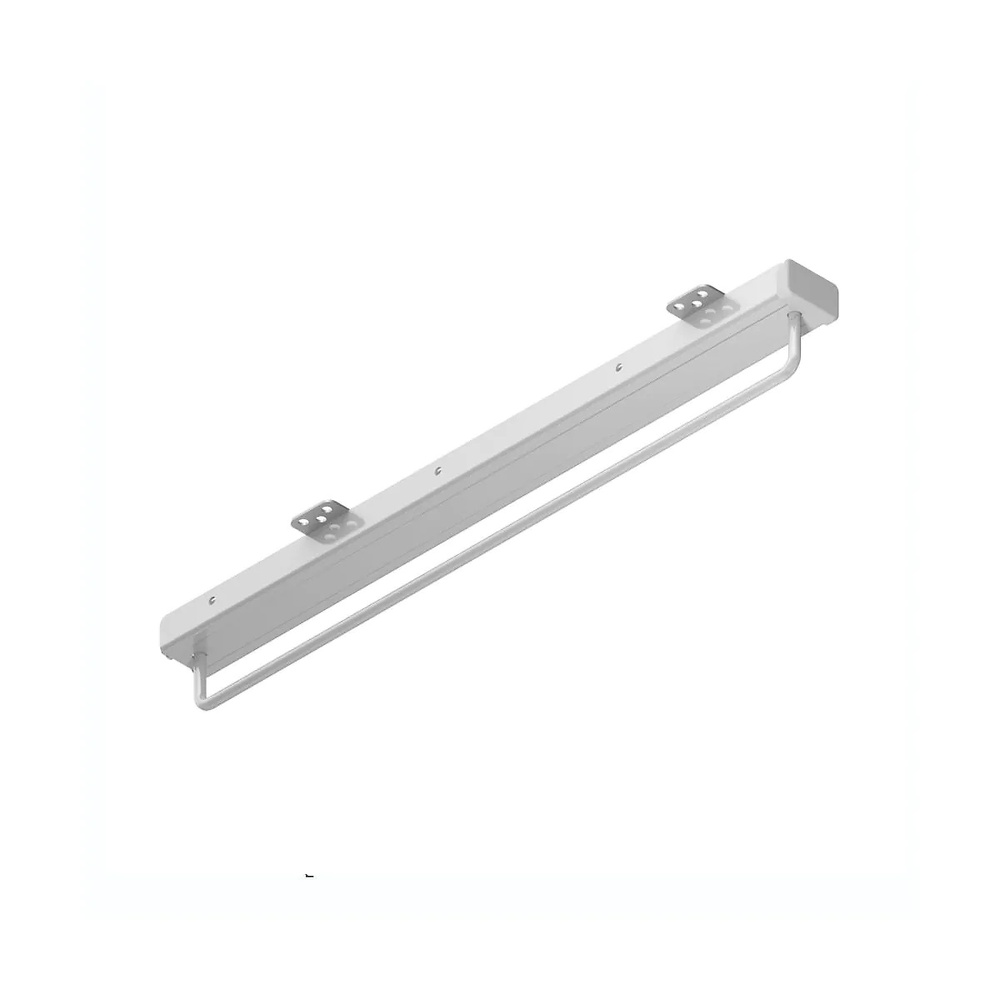 SOPORTE PERCHAS TROMPETA PLUS EXTRAIBLE PLATA MATE 240 MM 290 MM PLATA MATE 360 MM PLATA MATE 445 MM PLATA MATE 
