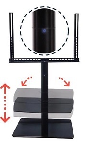 SOPORTE TV PIE GIRO MOTORIZADO XS1202-FSTANDIR-S 