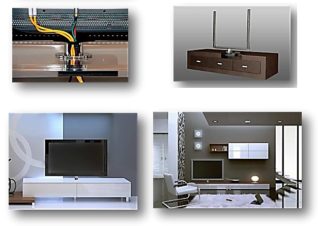 SOPORTE TV PIE GIRO MOTORIZADO XS1402I-TVINSTAND-S 