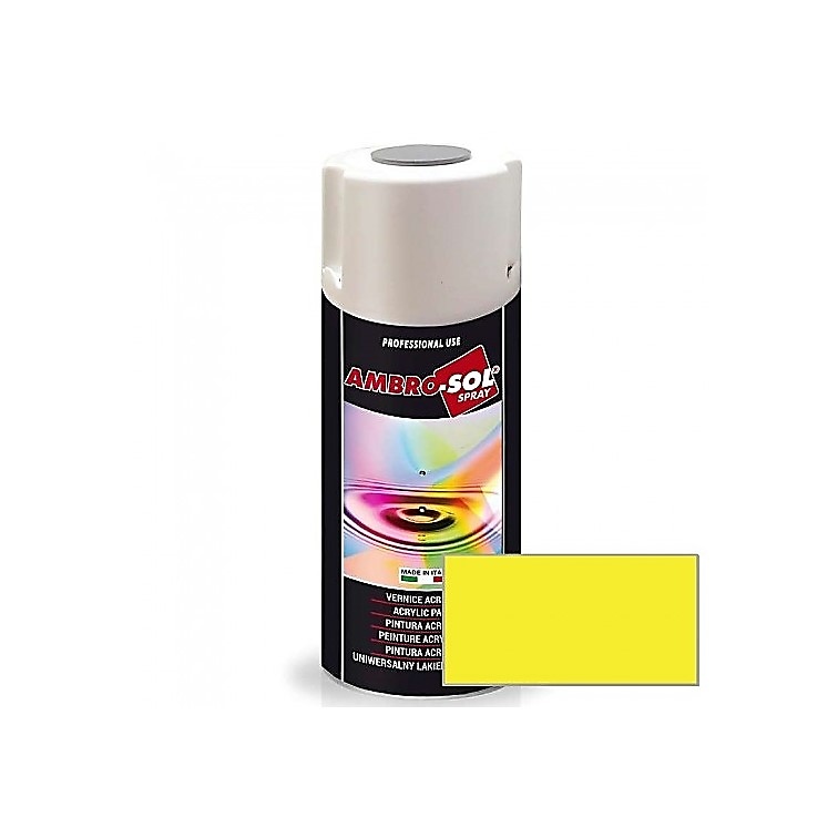 SPRAY PINTURA ACRILICO CARTA RAL RAL 1016 AMARILLO AZUFRE 400 ML 