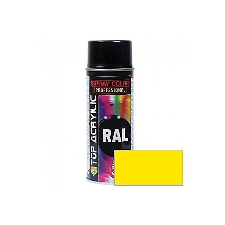 SPRAY PINTURA ACRILICO CARTA RAL RAL 1021 AMARILLO CADMIO 400 ML 