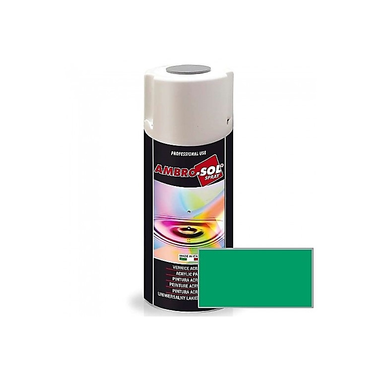 SPRAY PINTURA ACRILICO CARTA RAL RAL 6024 VERDE TRAFICO 400 ML RAL 6000 VERDE PATINA 400 ML 