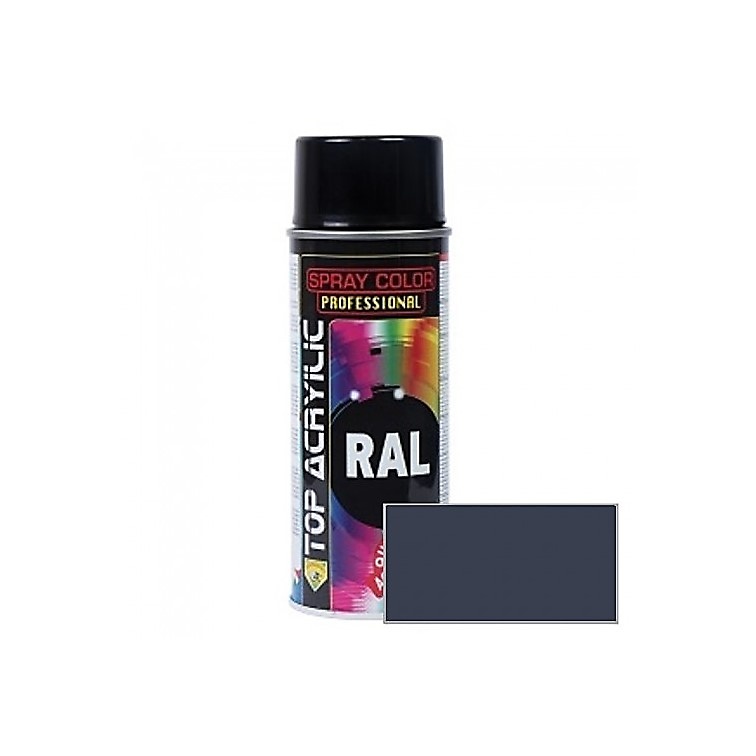 SPRAY PINTURA ACRILICO CARTA RAL RAL 7024 GRIS GRAFITO 400 ML 