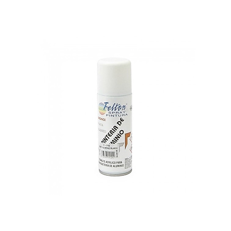 SPRAY PINTURA ACRILICOS BLANCO ALUMINIO ESMALTE 200 ML ALUMINIO BLANCO ESMALTE 200 ML 