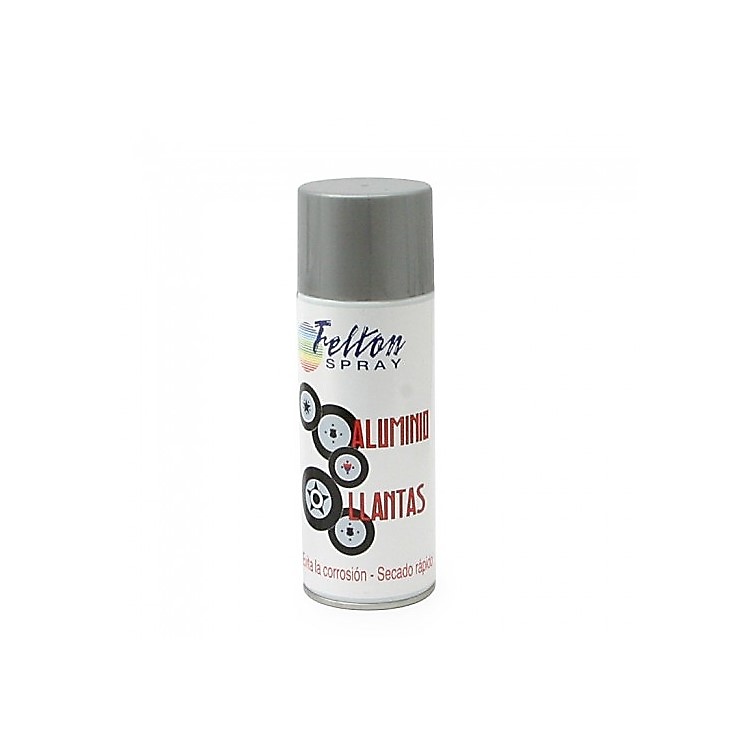 SPRAY PINTURA ACRILICOS ALUMINIO LLANTAS ESMALTE 400 ML 