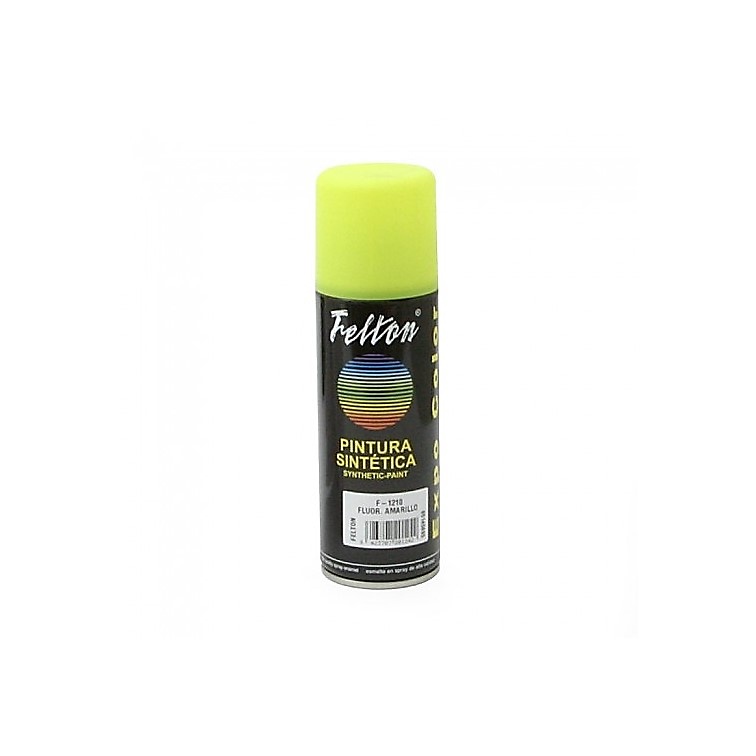 SPRAY PINTURA ACRILICOS AMARILLO FLUOR ESMALTE 200 ML 