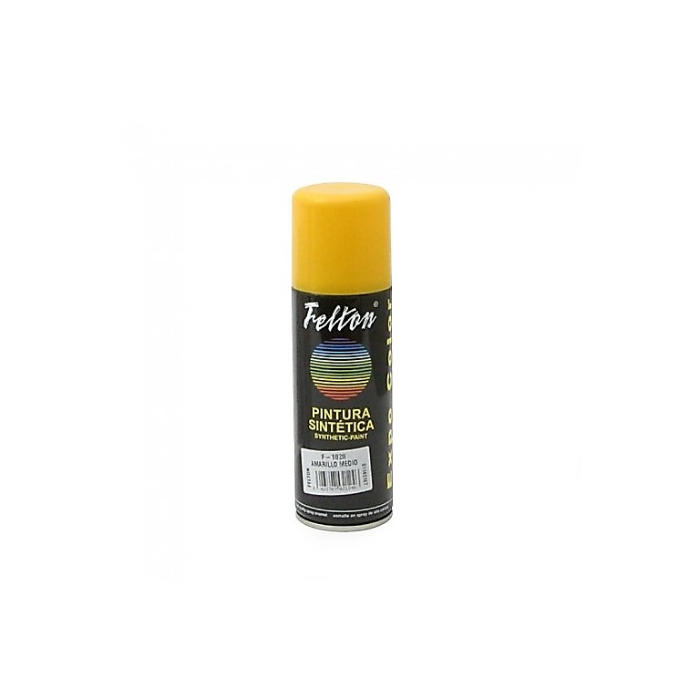 SPRAY PINTURA ACRILICOS AMARILLO MEDIO ESMALTE 200 ML 