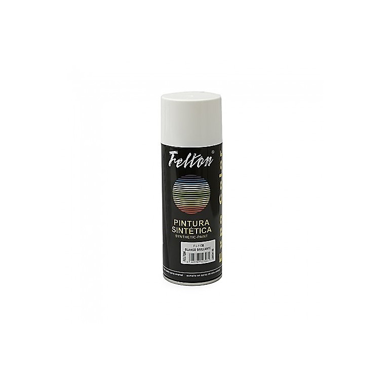 SPRAY PINTURA ACRILICOS BLANCO BRILLANTE ESMALTE 400 ML 