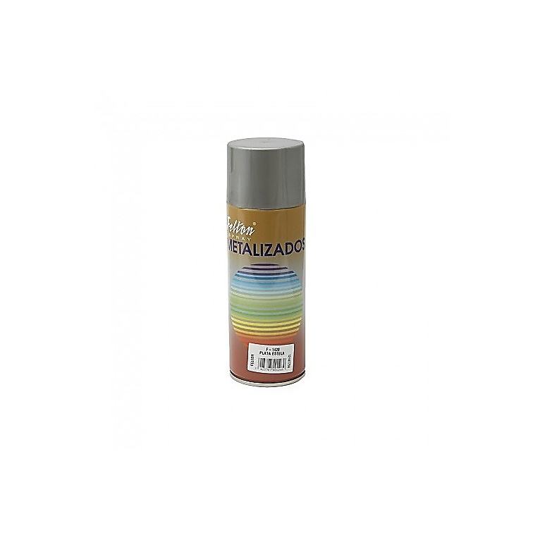SPRAY PINTURA ACRILICOS METALIZADO PLATA ESTELA ESMALTE 200 ML 400 ML ESMALTE METALIZADO PLATA ESTELA 