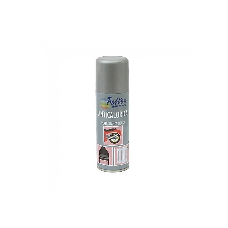 SPRAY PINTURA ANTICALORICA PLATA ANTICALORICA ESMALTE 200 ML 