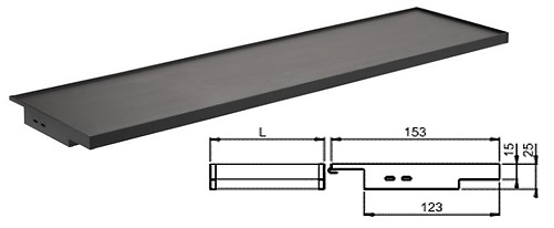 SYSTEMA MODULABLE DECORATIVO NEGRO MATE LED A 24 V NEGRO MATE PARA PERFILES SYSTEMA (Para colocar en recibidores, salones, dormitorios, cocinas, baños, etc...) El perfil Systema junto a la balda Meta crea un acogedor ambiente gracias a la iluminación indirecta superior e inferior. BALDA META 988MM DOBLE USB-C BALDA META 1988MM DOBLE USB-C NEGRO MATE PARA PERFILES SYSTEMA (Para colocar en recibidores, salones, dormitorios, cocinas, baños, etc...) El perfil Systema junto a la balda Meta crea un acogedor ambiente gracias a la iluminación indirecta superior e inferior. 