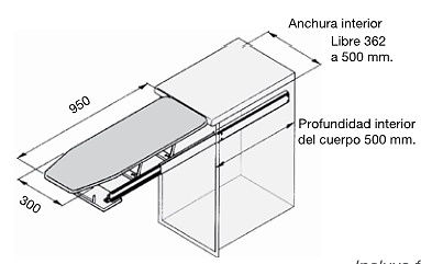 TABLA PLANCHAR EXTRAIBLE FRENTE 