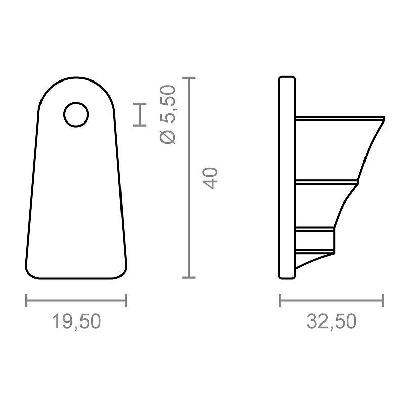 TAPA PALILLO PERGOLA SIMPLE TLD28 